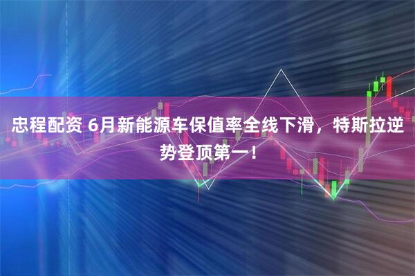 忠程配资 6月新能源车保值率全线下滑，特斯拉逆势登顶第一！